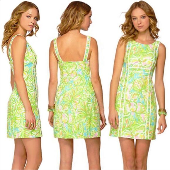 Lilly Pulitzer Fryer Elephant Ear Shift Dress - Picture 3 of 12